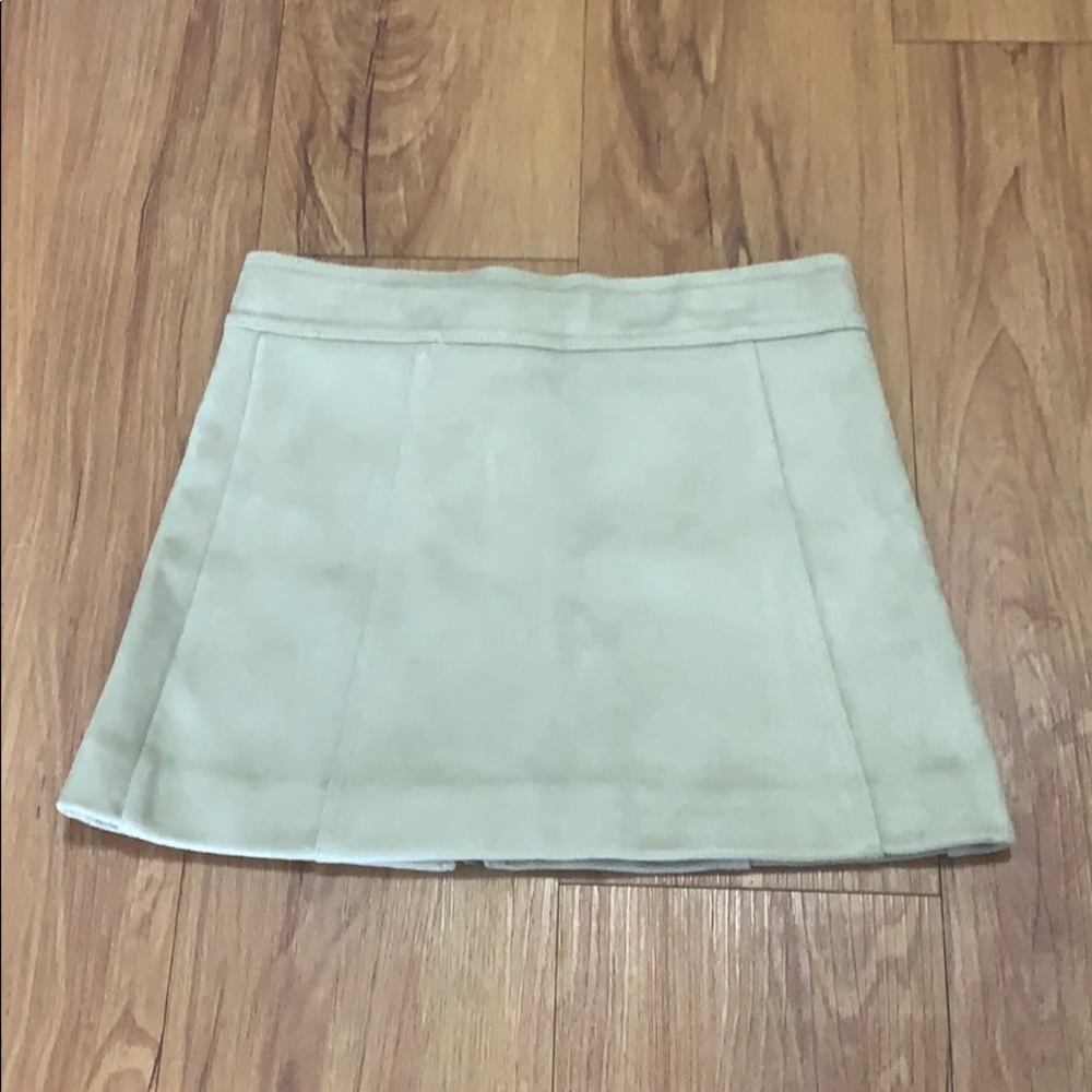 Witchery Girls Faux Suede Mini Skirt - Picture 2 of 8